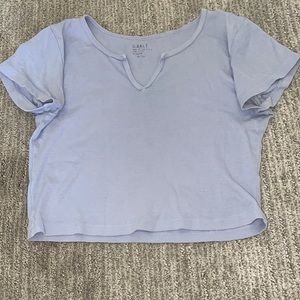 Brandy Melville blue crop top
